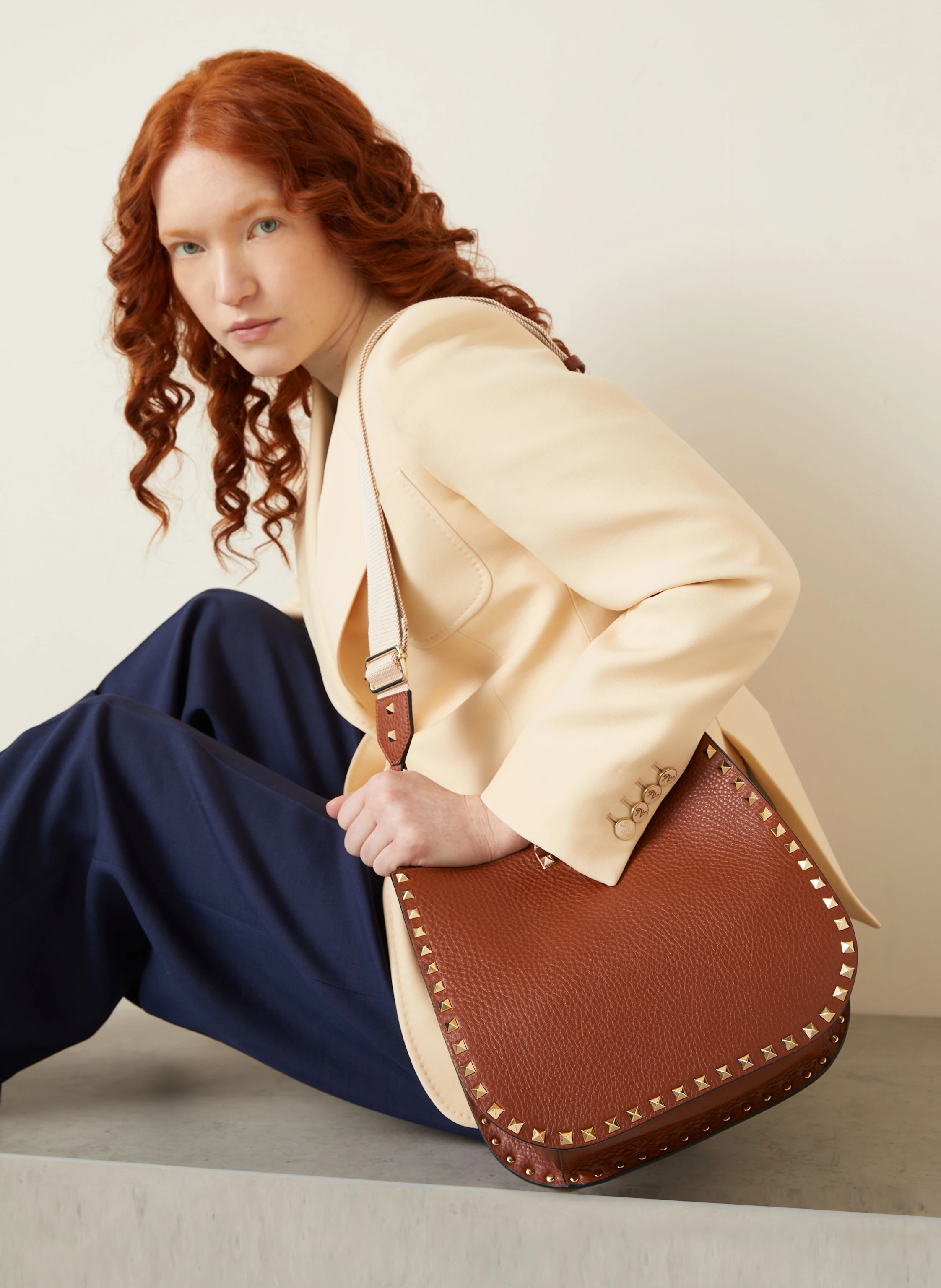 VALENTINO GARAVANI Schultertasche ROCKSTUD mit Nieten