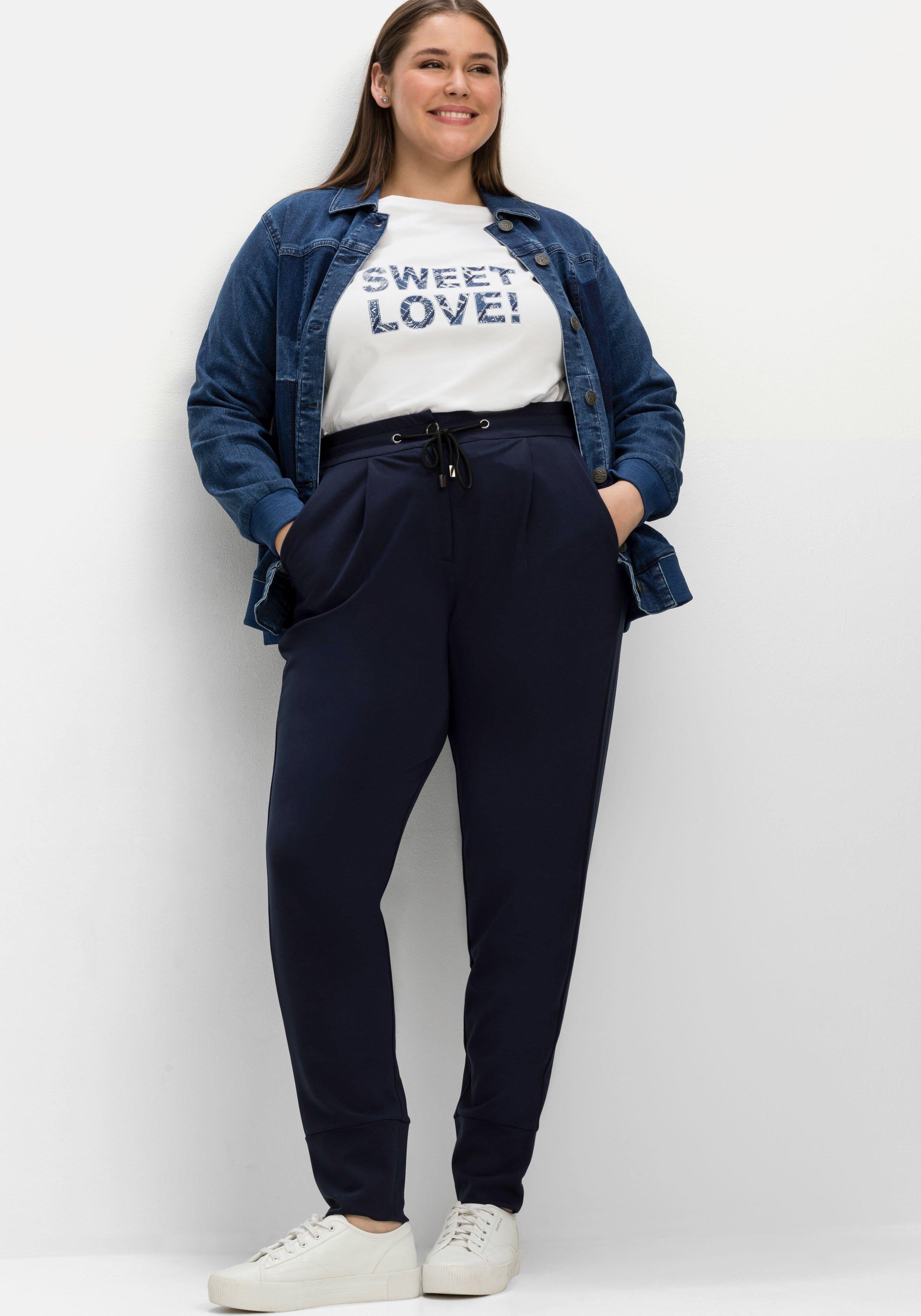 Joggpants mit Schlupfbund, aus Interlock-Qualität