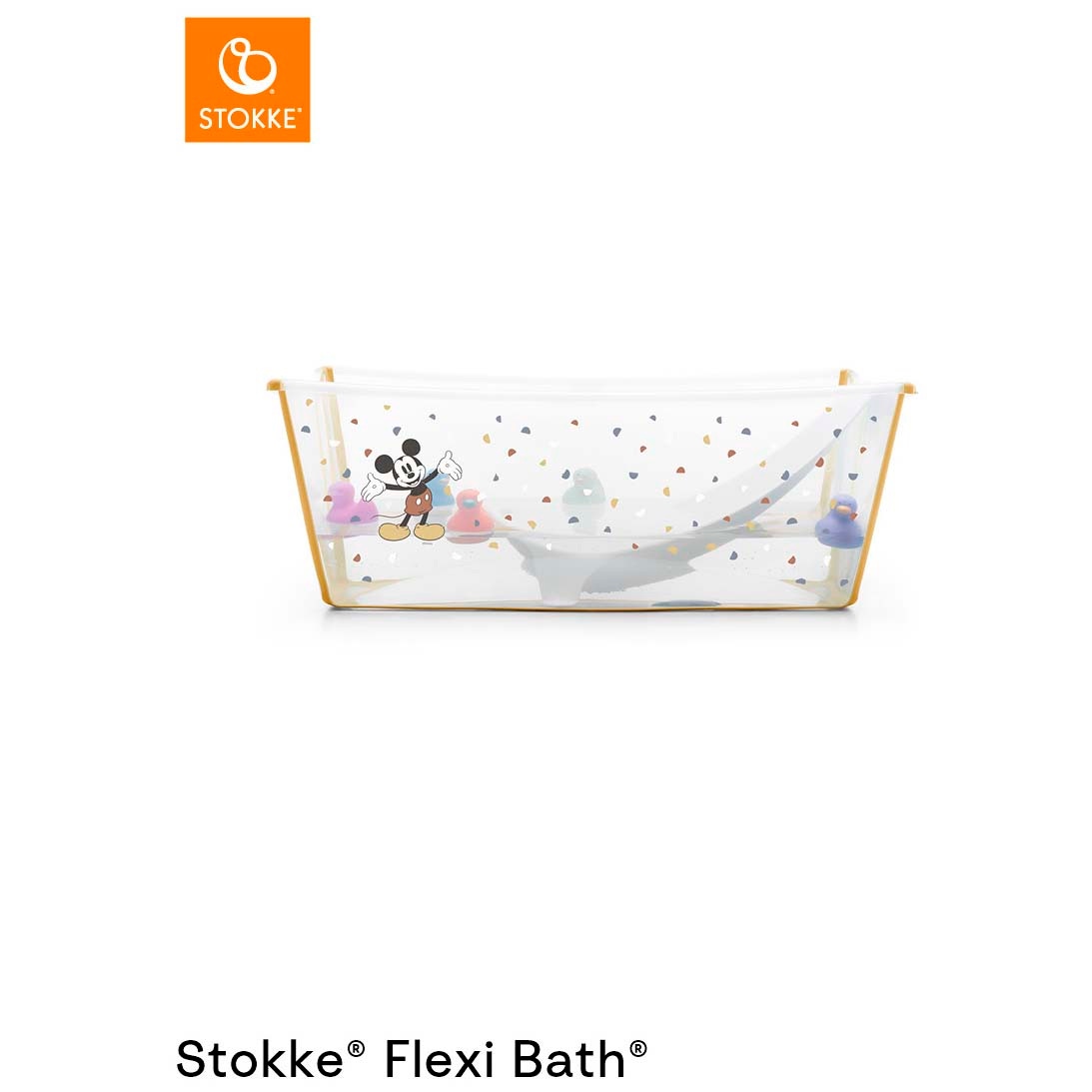 Stokke Flexi Bath geel - opvouwbare babybadjes - Prénatal