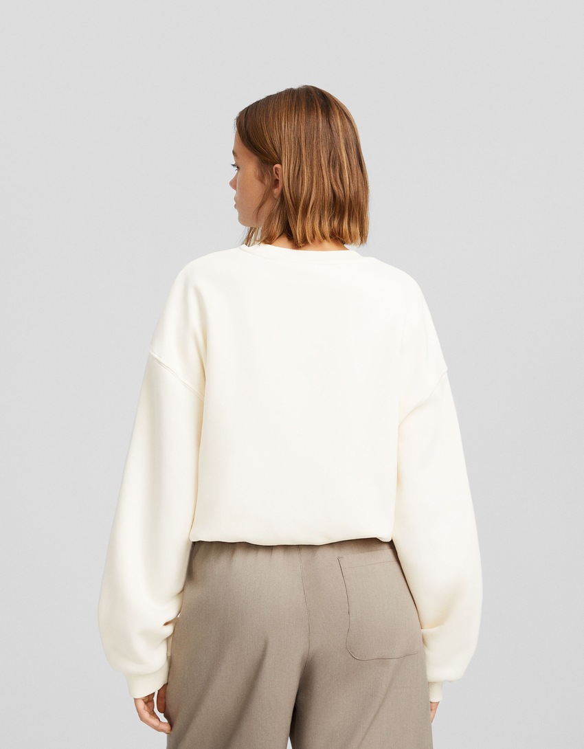 Moletom oversized bordado