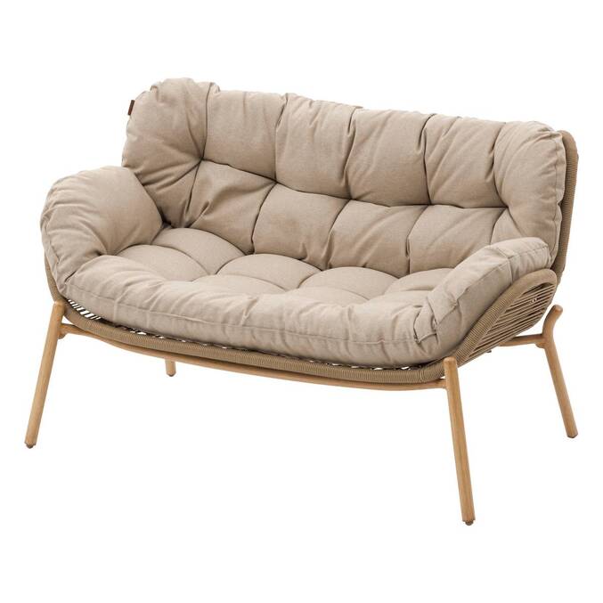 Canapé de jardin MELOANE Beige