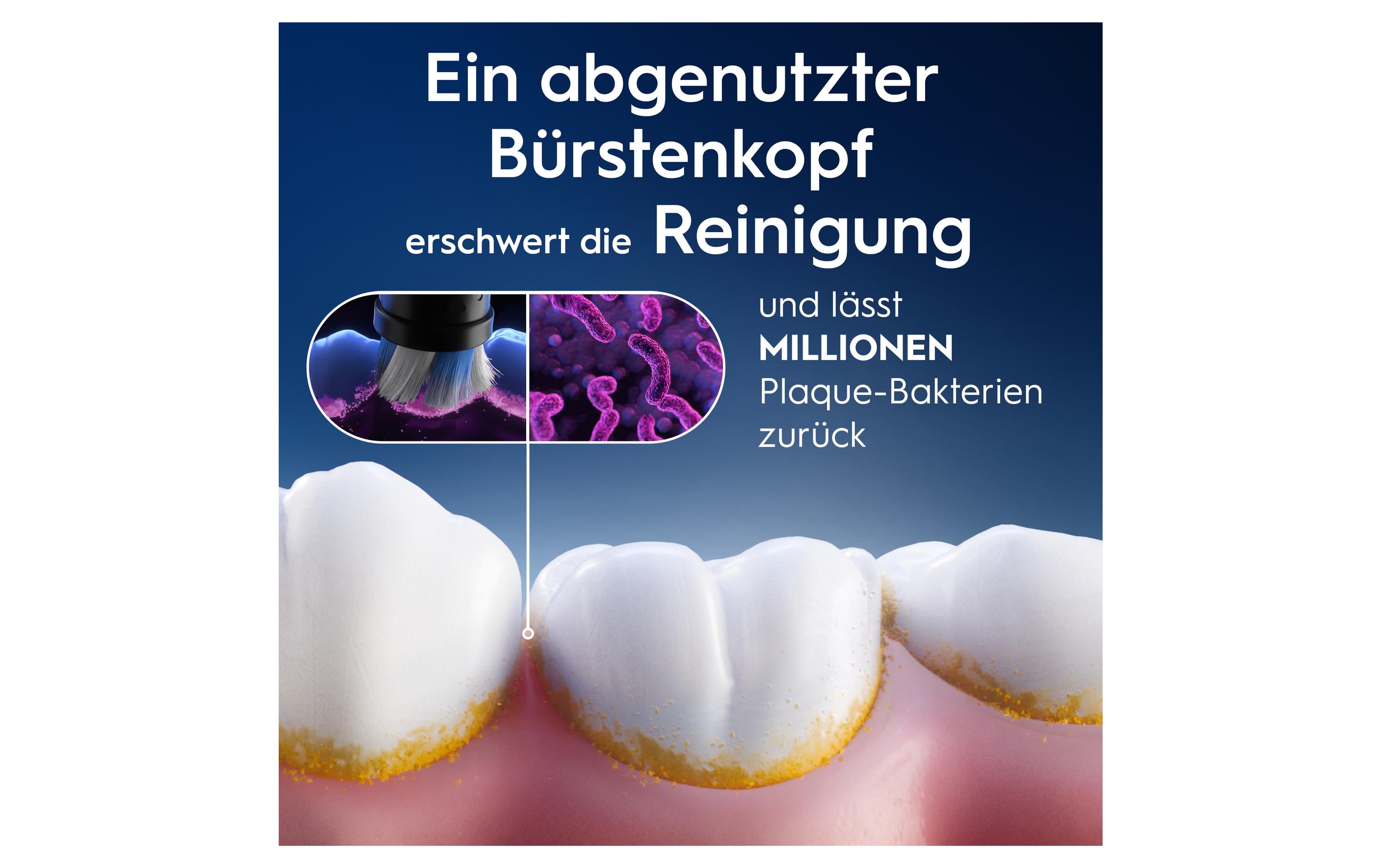 Zahnbürstenkopf iO Sanfte Reinigung 4 StückErsatzbürsten