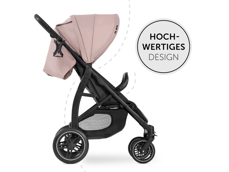 Hauck Buggy Rapid 4D Dusty Rose Stylischer Buggy für Stadt und Land