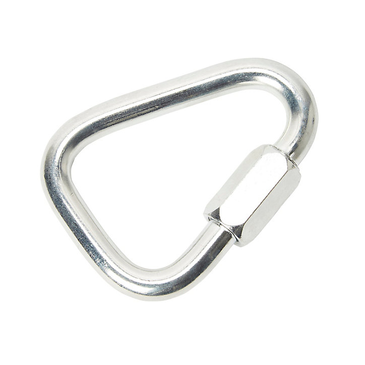 Maillon rapide delta en acier zingué ø12 mm
