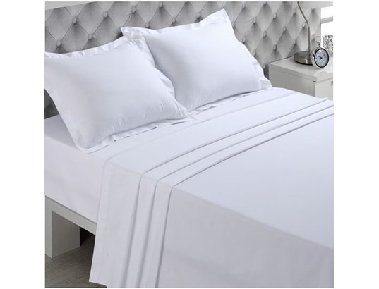 VISION - Drap plat 240x300 cm blanc