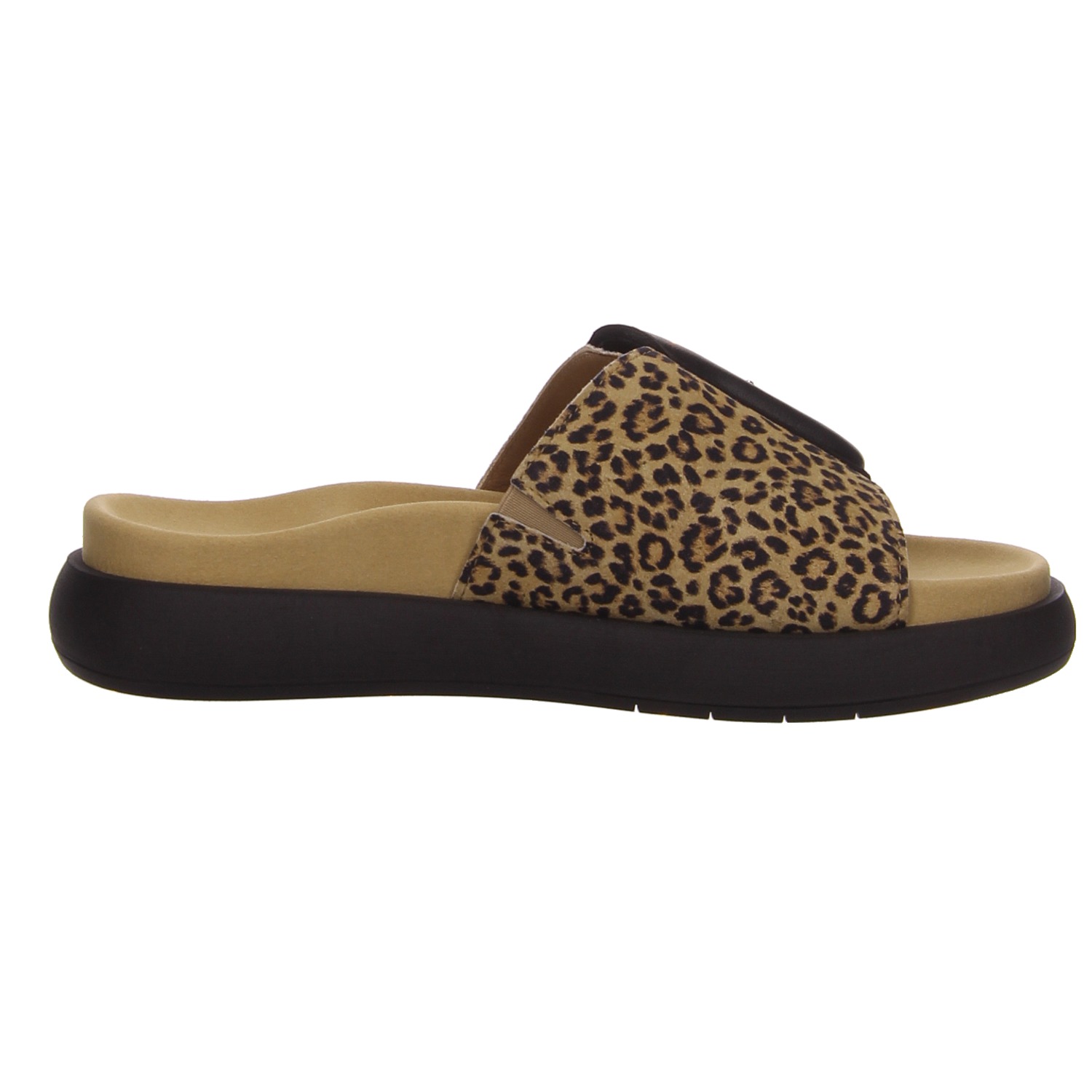 Gabor Pantoletten Leoprint beige