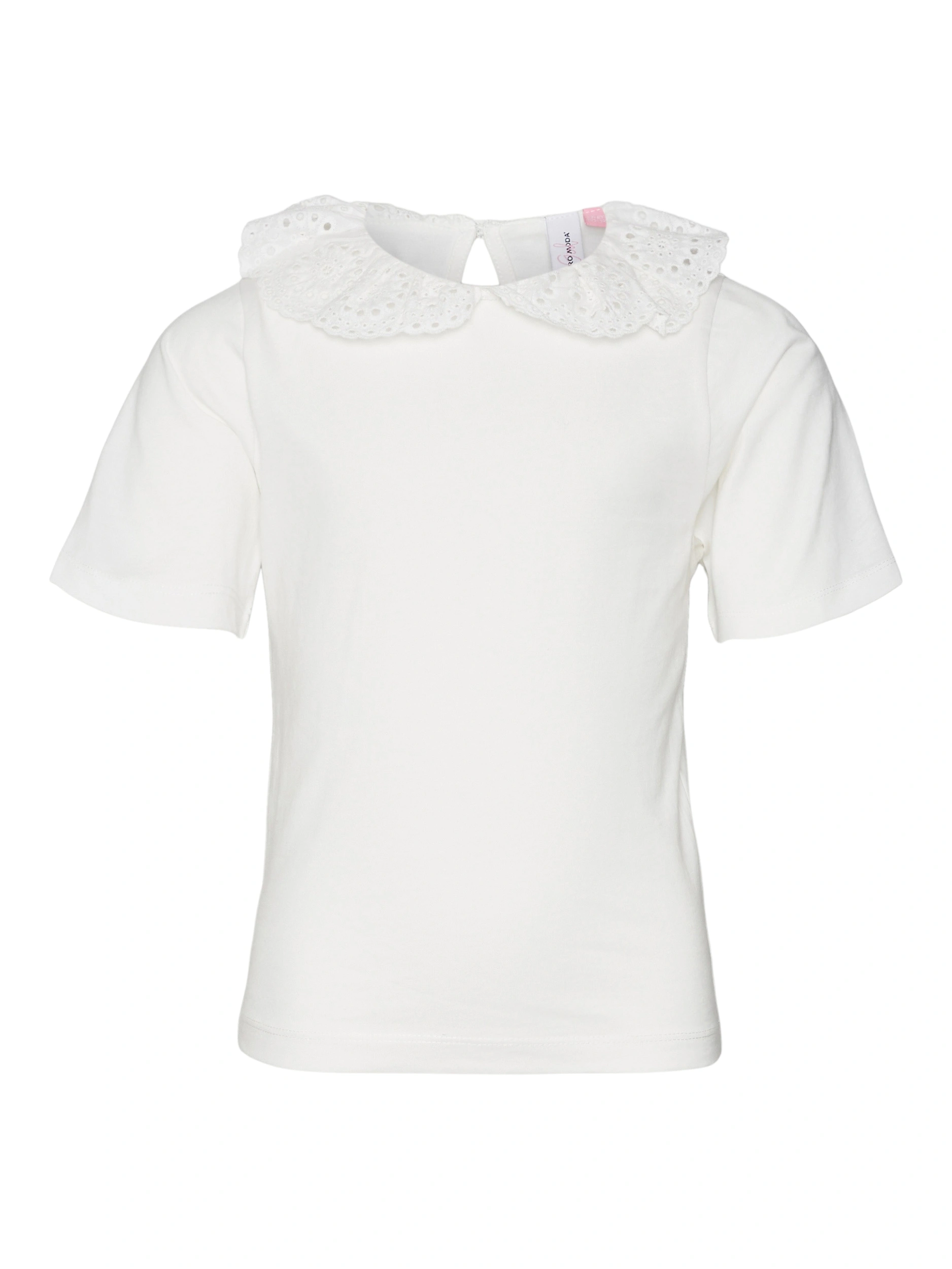 T-Shirt VMPANNA GLENN COLLAR in snow white