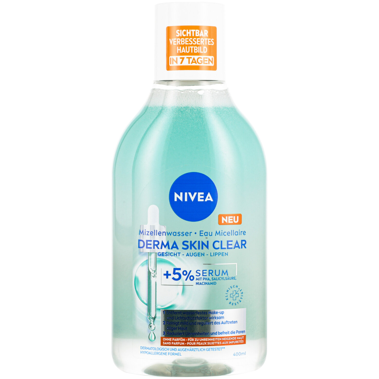 Nivea Derma Skin Clear Serum Mizellenwasser