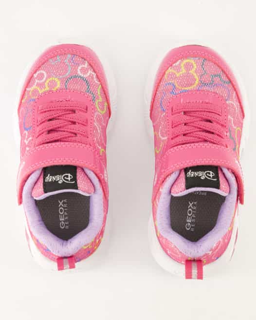Geox Assister Girl Sneaker in Pink