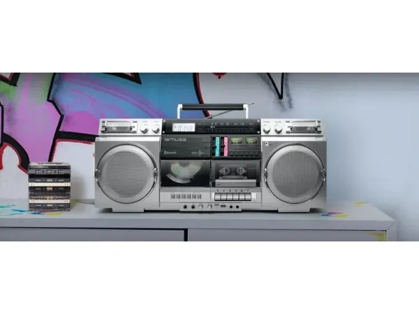 Muse BOOMBOX MUSE M-380 GBS GHETTO Sølv