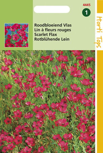 Hortitops Roodbloeiend Vlas - Bloemzaden