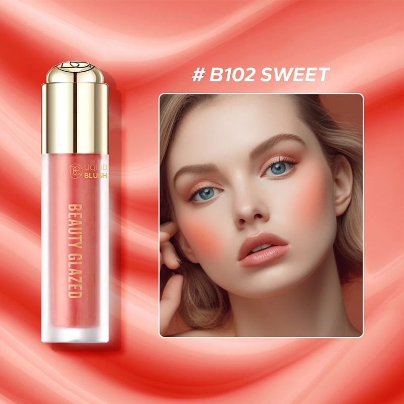 BEAUTY GLAZED - Velvet Liquid Blush - 5 kleuren