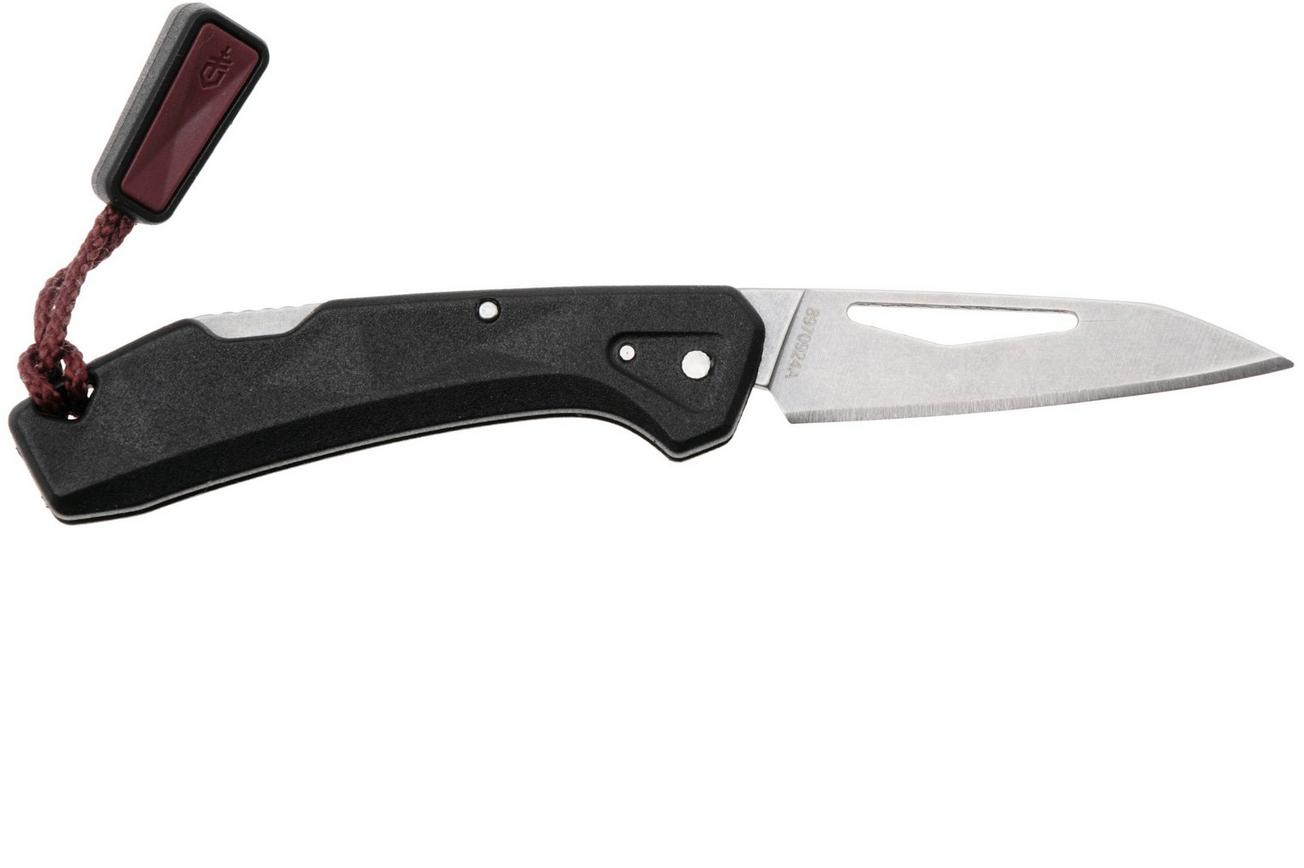 Gerber LST Mini 1074528, Stonewashed 440A, Black Nylon zakmes