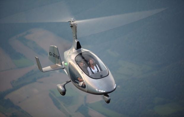 Tragschrauber-Rundflug ab Weiden in der Oberpfalz als Geschenk