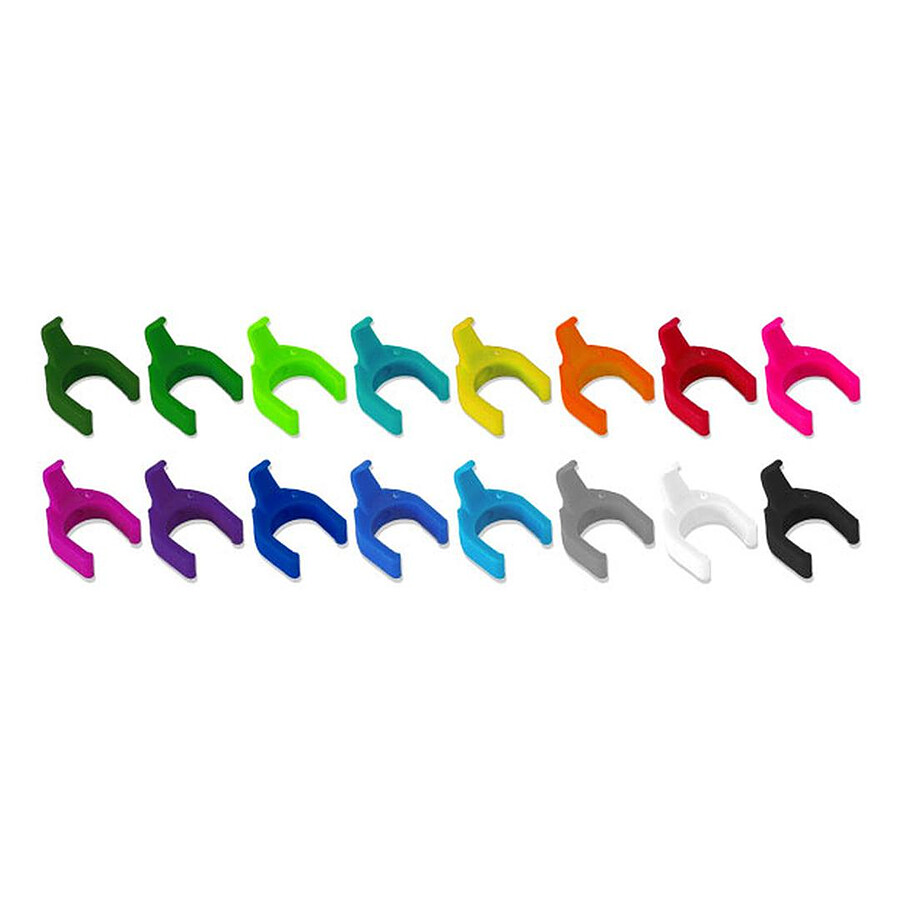 Clips de repérage pour câbles RJ45 jaune (par 50)