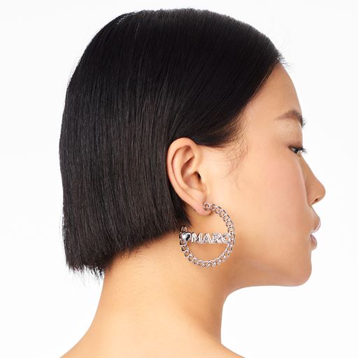 Marc Jacobs The Charmed Chain Hoops, Sølv