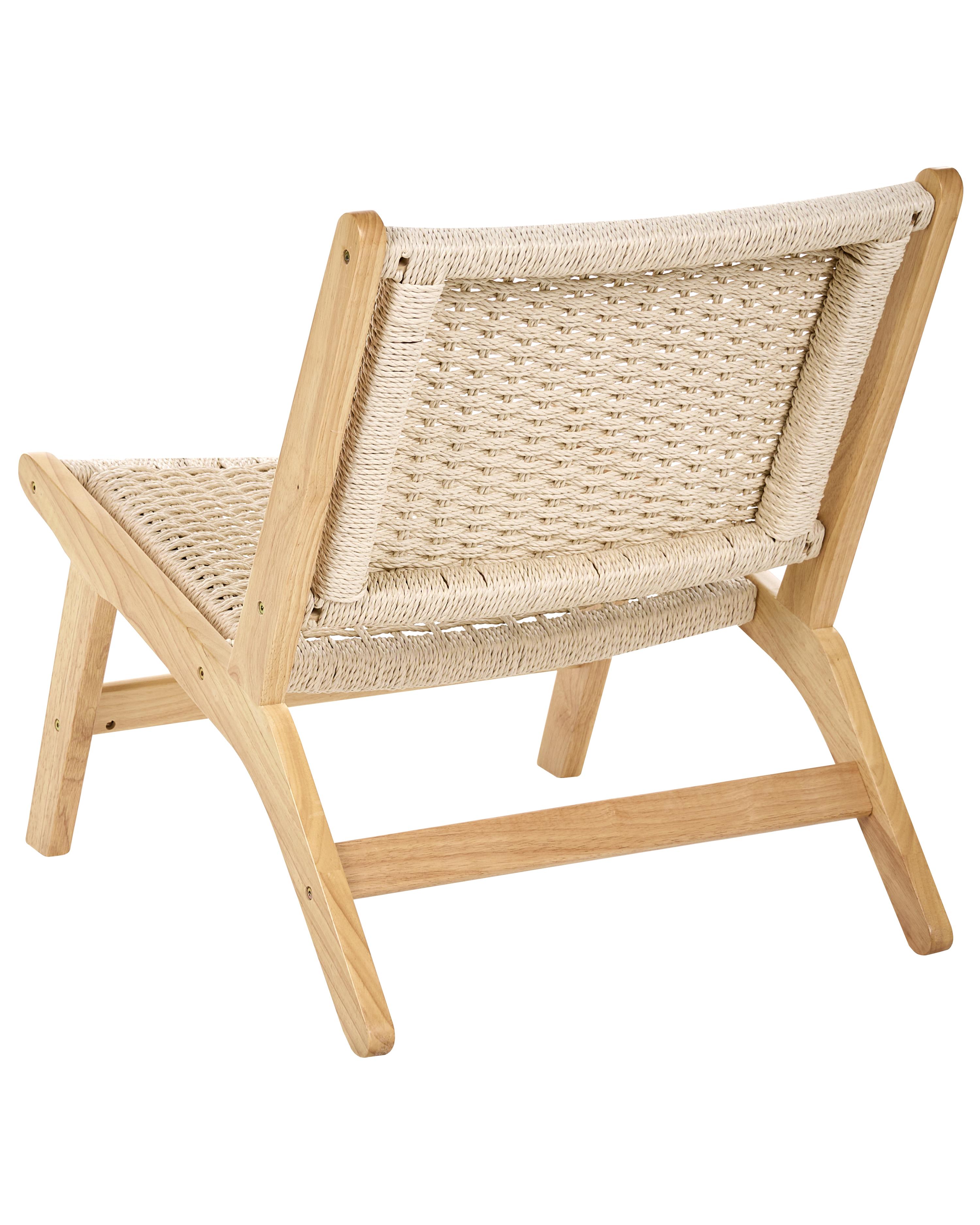 Fauteuil VILLAZ Hout Lichtbruin