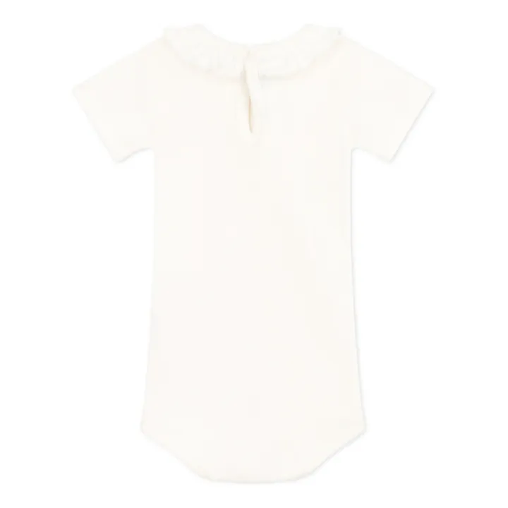 Petit Bateau Body Maggie Volants | Ecru