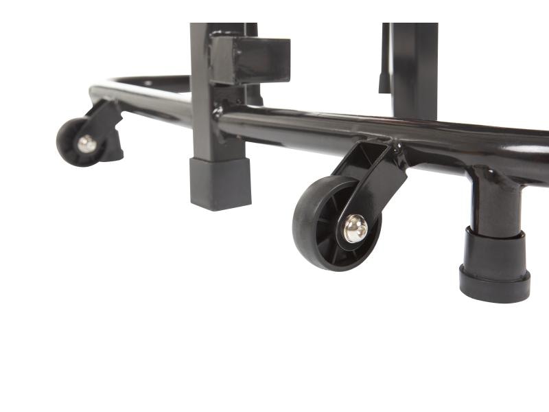 HAMMER Fitnesstrampolin JumpStep Pro mit Step-Board Fitness-Trampolin mit Transportrollen