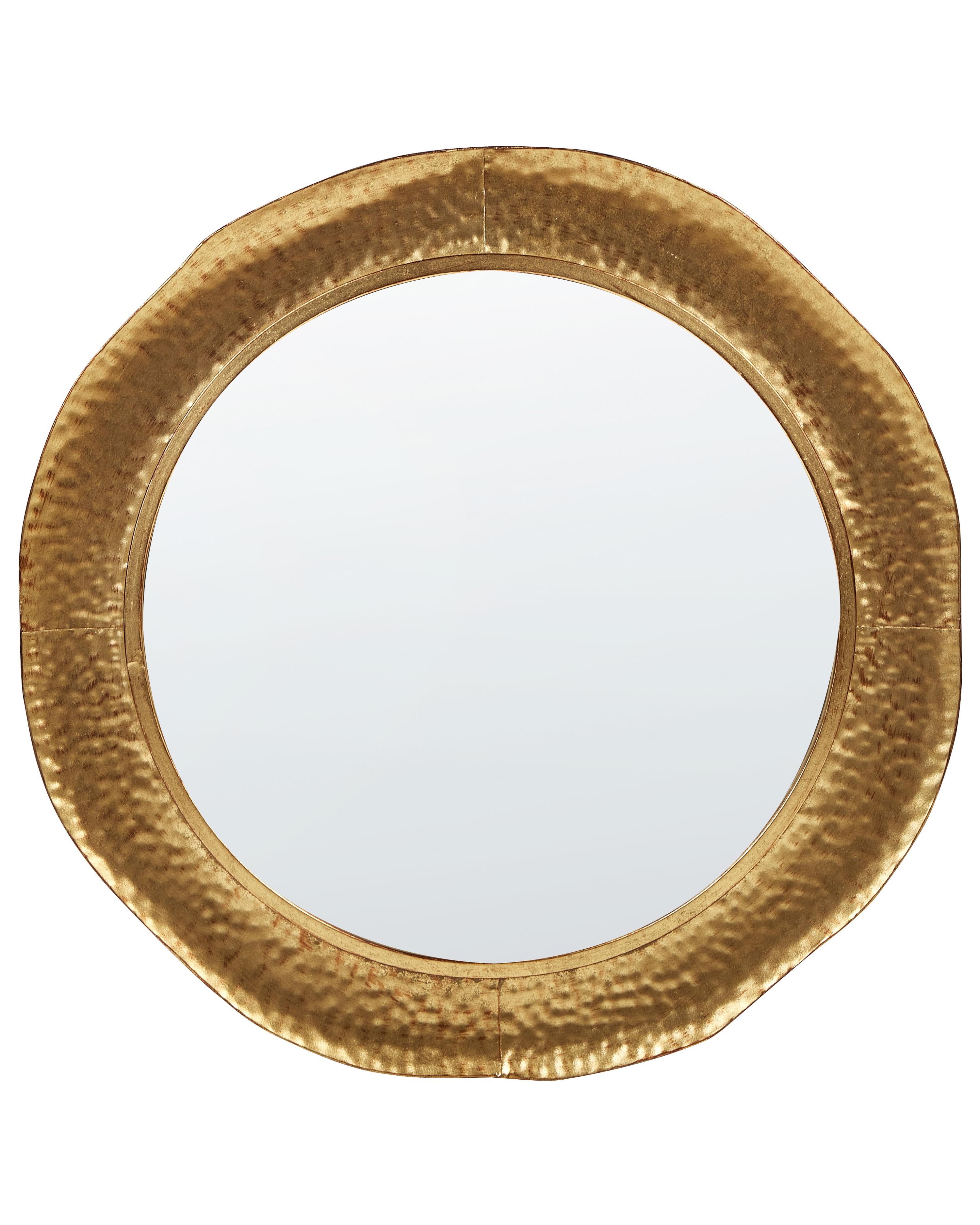 Wandspiegel MERCY 78 cm 78 cm Metaal Goud