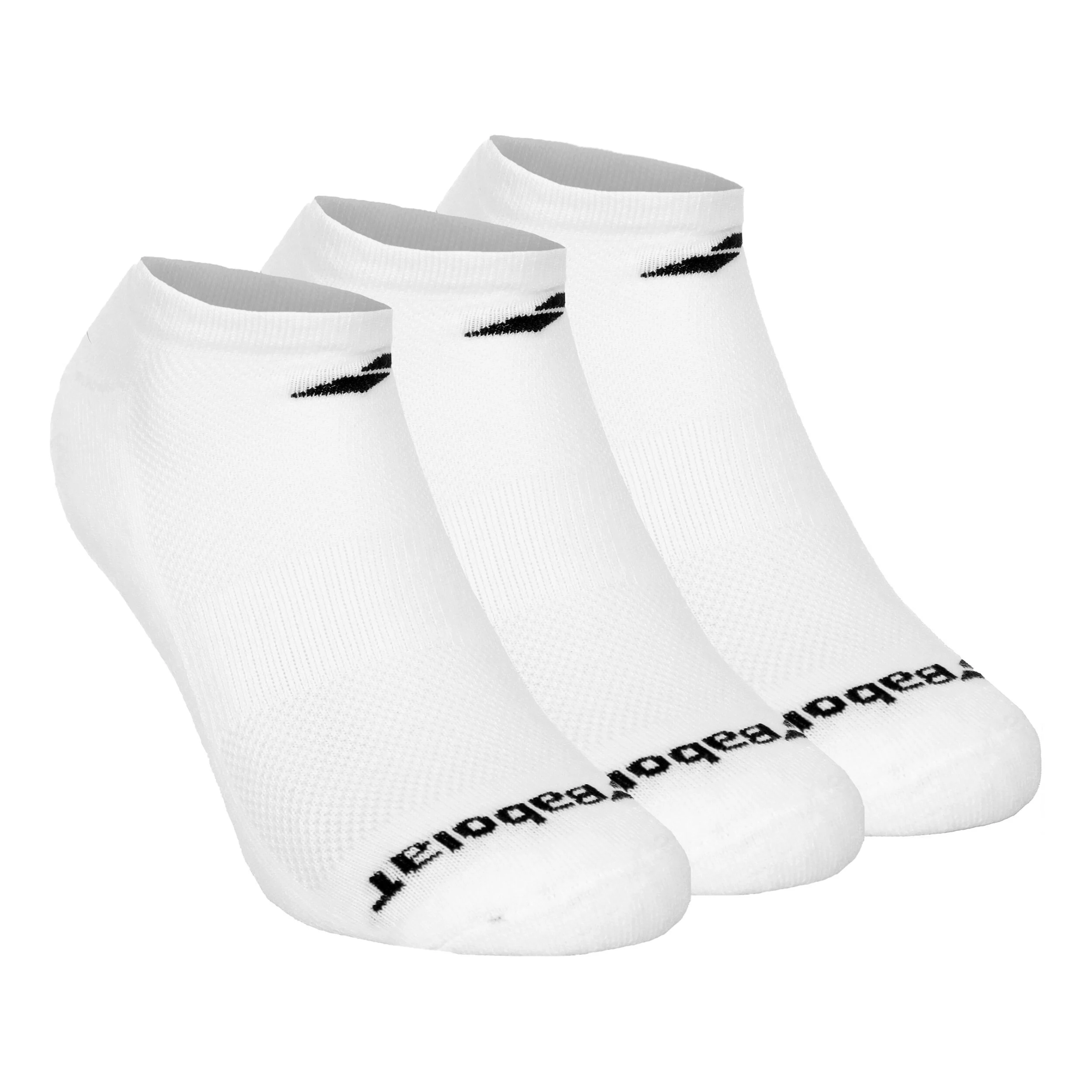 Babolat Invisible Chaussettes De Tennis Pack De 3 - Blanc