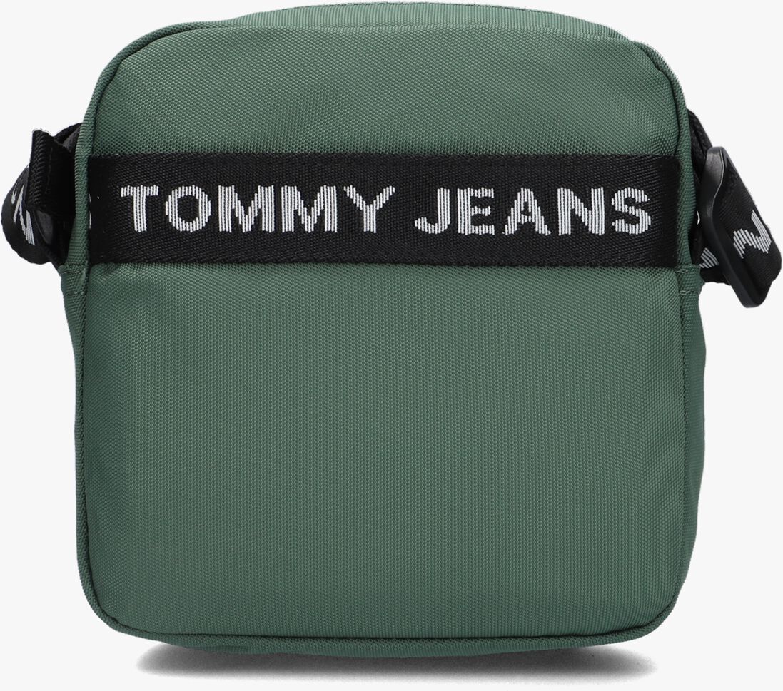 TOMMY JEANS groene tommy jeans reportertas tjm essential square reporter