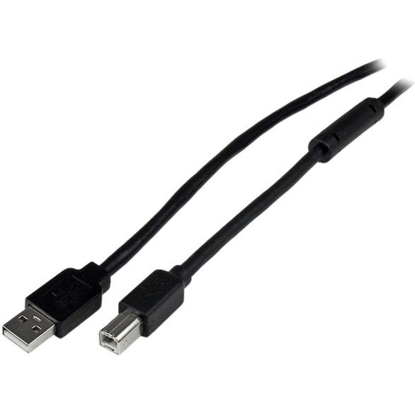 StarTech.com Câble USB Actif A vers B 20 m - M/M - Noir