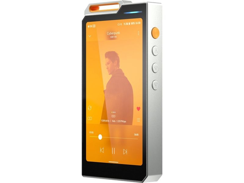 HiBy HiRes-Player R4 Orange; Silber 4-Wege Hi-Fi Android DAP