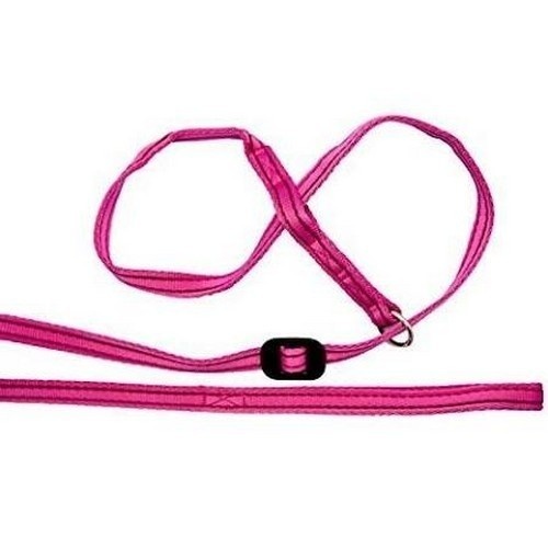 Coleira multifuncional para cães, rosa