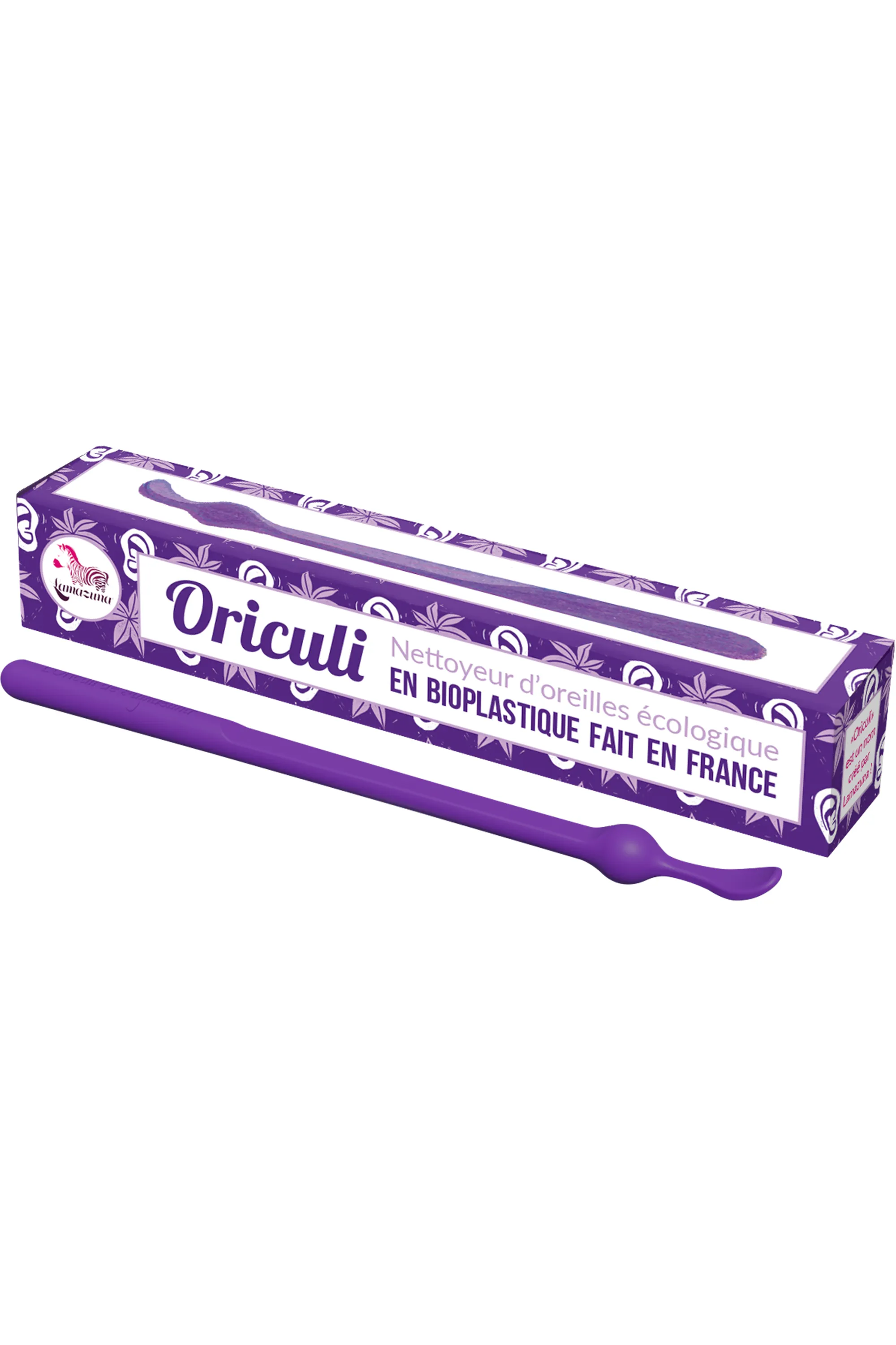 Lamazuna Oriculi en bioplastique violet-4 g