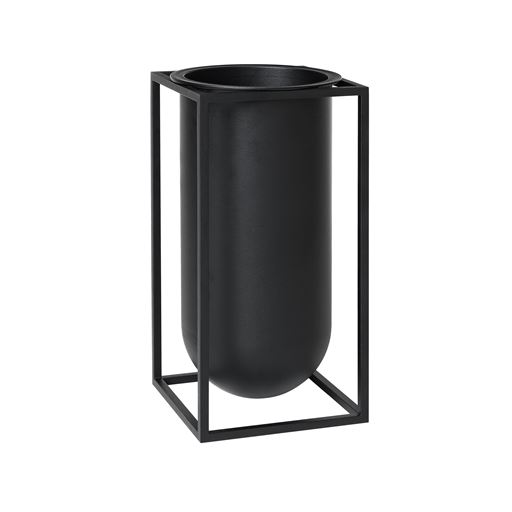 Audo Kubus Lolo Vase, Sort