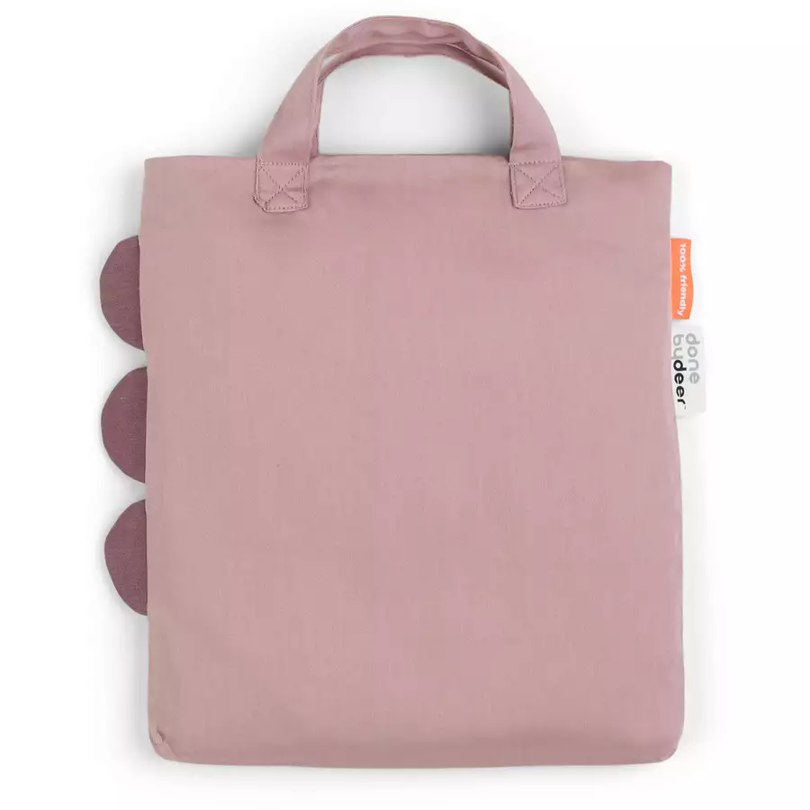 Done by Deer™ Bettwäsche-Set Junior Sleepy 100 x 140 cm Croco Rosa