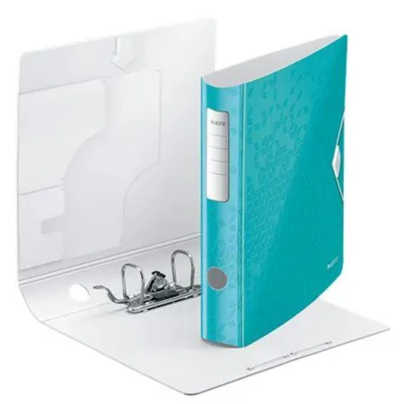 Leitz Qualitäts-Ordner 180° Active WOW A4, schmal, eisblau