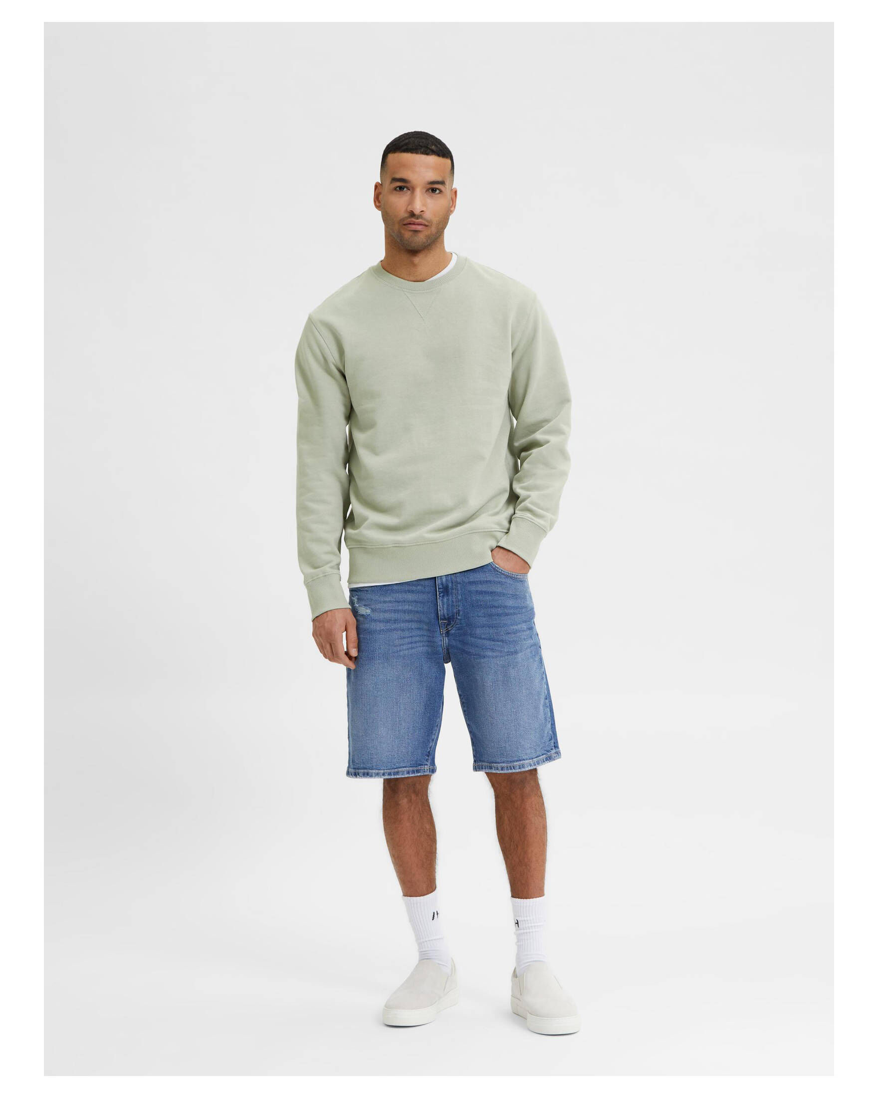 Selected Homme| Herren Jeansshort