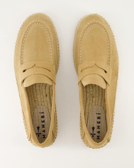 Manebi Hamptons Espadrilles in Beige