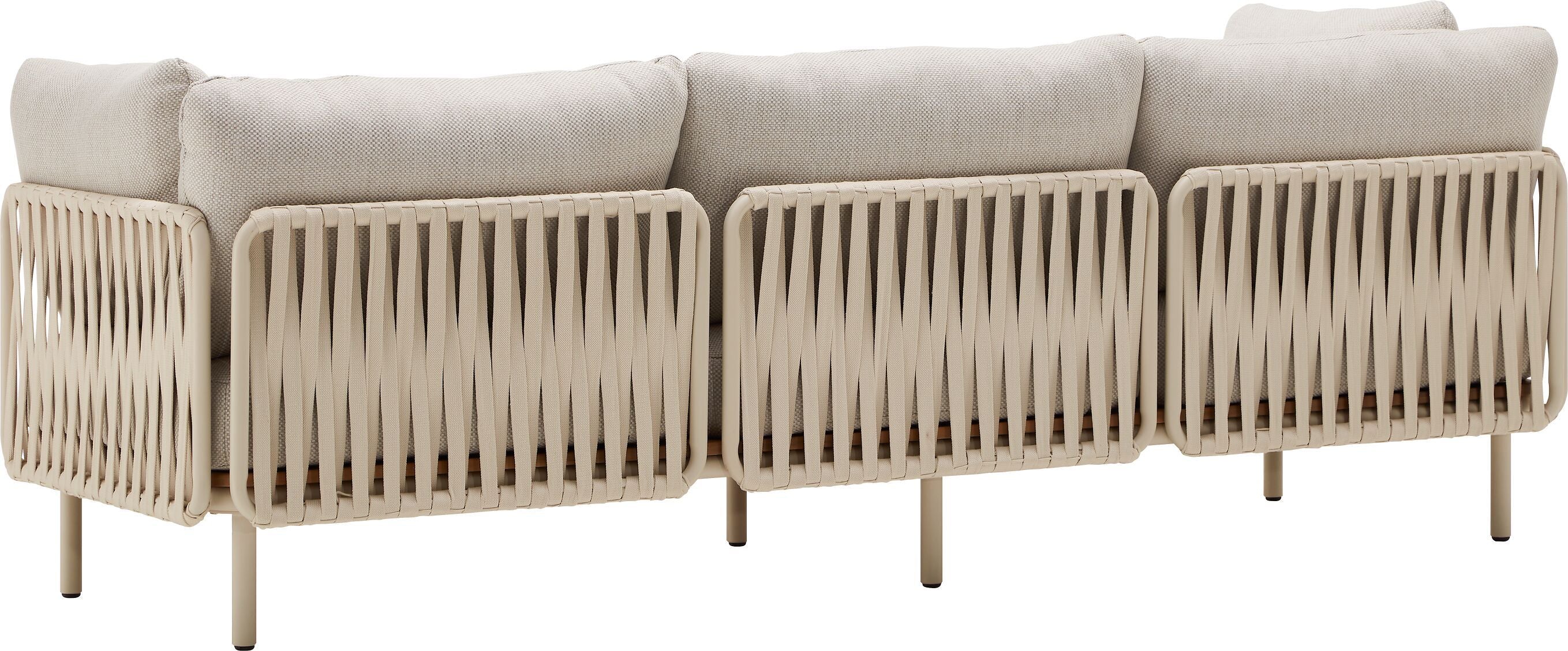 NIHOA Loungesofa - Hellgrau / B: 234.0 cm x T: 81.0 cm x H: 18.0 cm