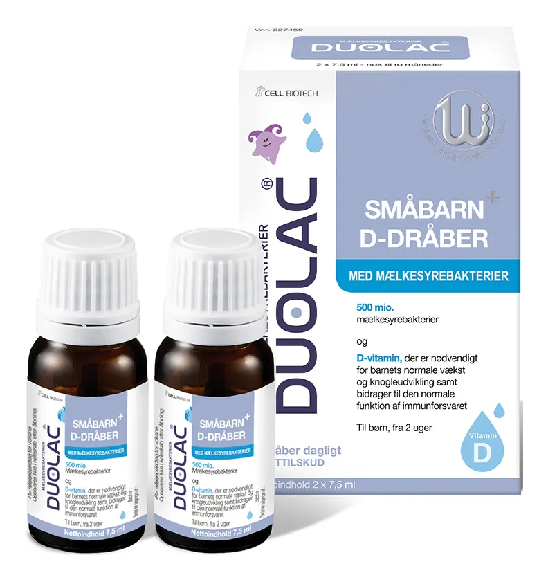 Duolac Daglig  Småbarn - 2 x 7,5 ml.