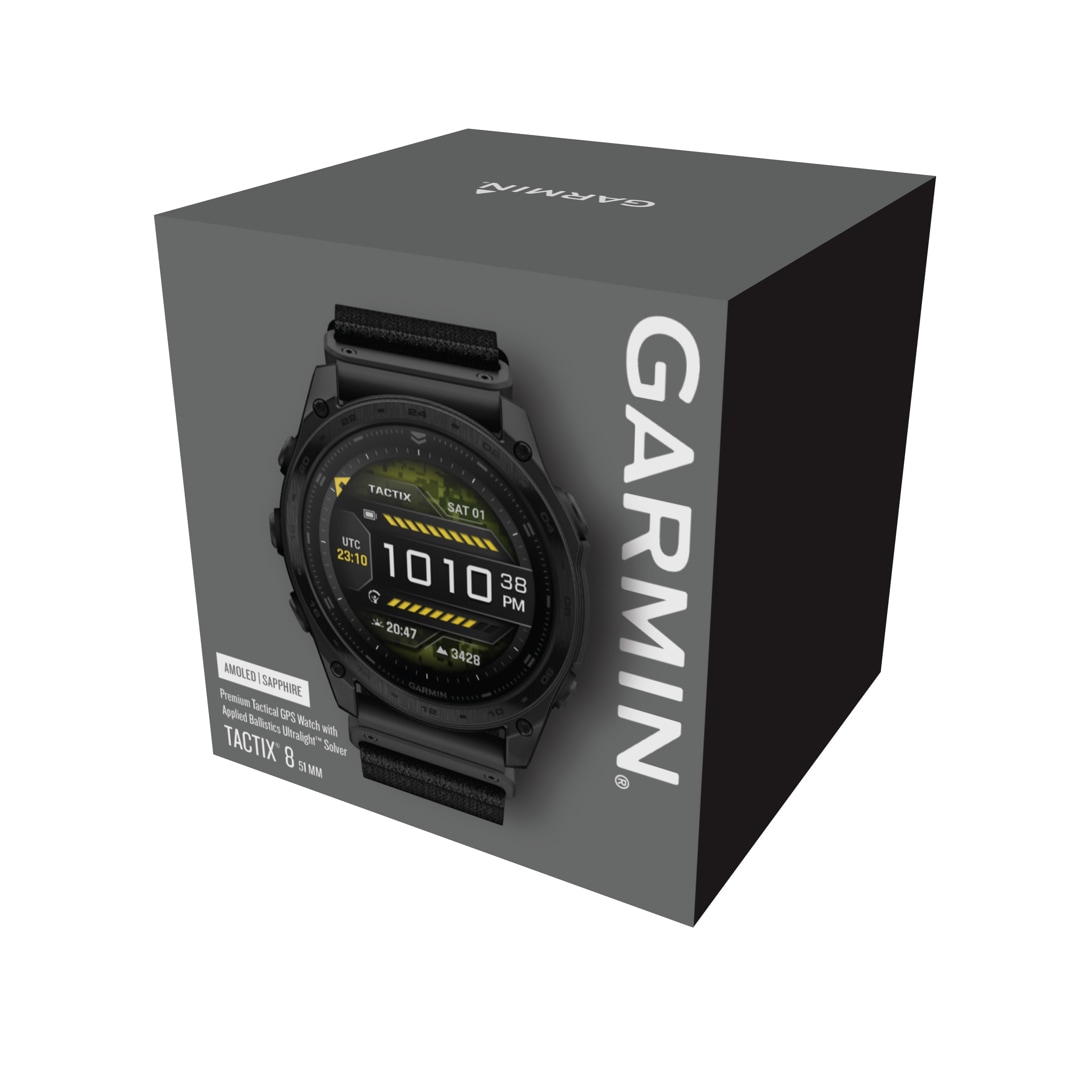 Garmin tactix 8 - 51mm AMOLED Sapphire Schwarz