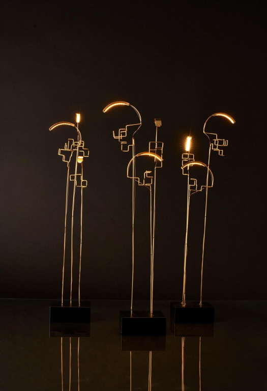 DCW éditions Boucle tafellamp LED