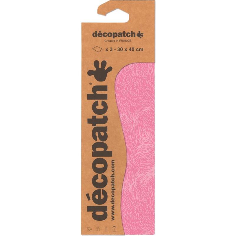 Pochette 3 Feuilles Identiques Ref 667 - Rose