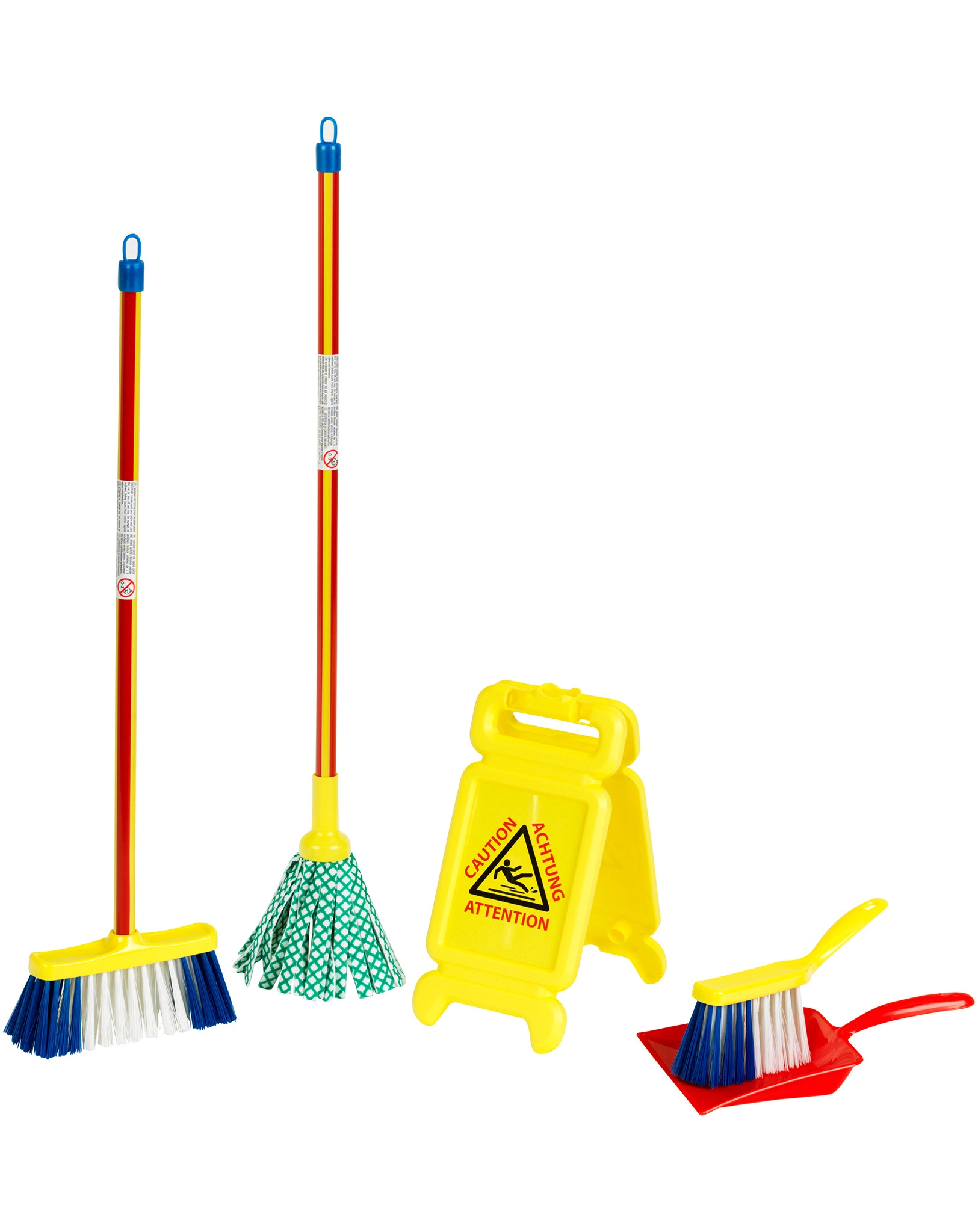 Spiel-Wischmopp-Set PURE FRESH - RUTSCHGEFAHR