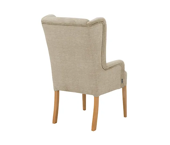 Hochlehner-Polsterstuhl mit Armlehne »Hendrick«, beige