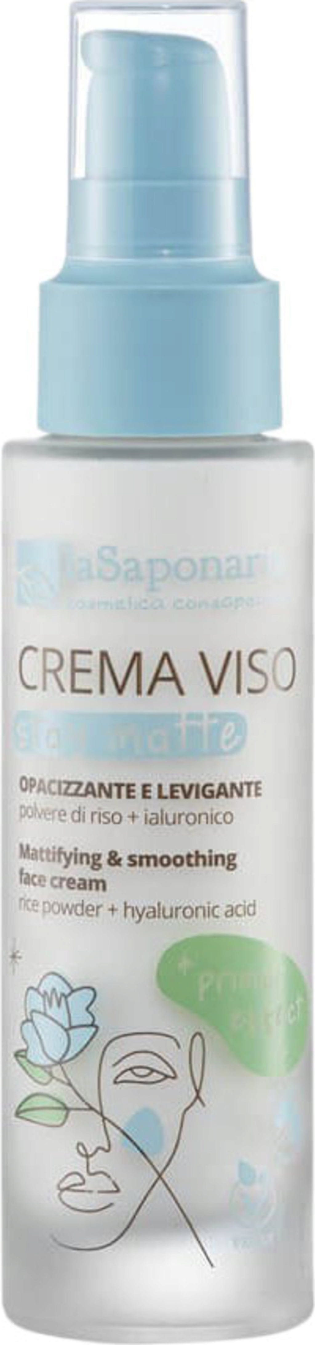 La Saponaria  Mattierende & glättende Gesichtscreme, 50 ml