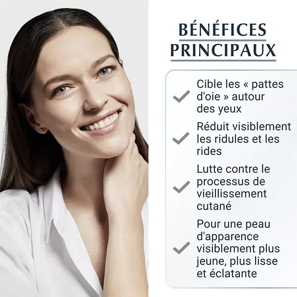 Eucerin Hyaluron-Filler +3x Effect Soin Contour des Yeux Anti-Âge SPF15 15ml