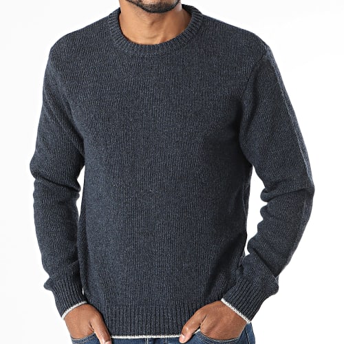 Pull Bleu Marine Chiné