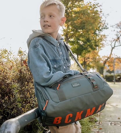 Beckmann Sportstaske -  Grøn/Orange