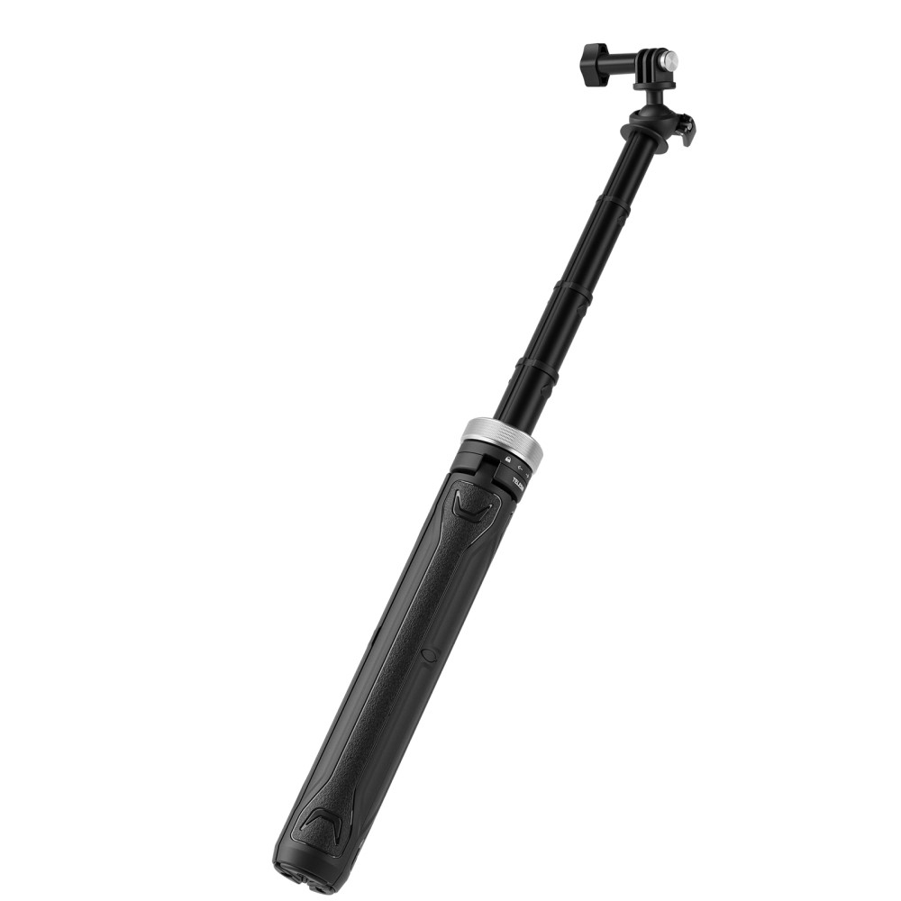 (30.7 - 150cm) Höhenverstellbarer Selfie Stick Tripod Ball Adapter Stativ Halterung für GoPro - Schwarz