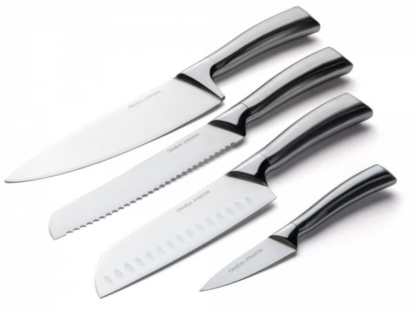 Orrefors Jernverk 4-pakning kniver, Stål