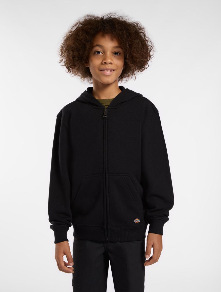 Dickies Youth Terry Full Zip Hoodie Country Blue
