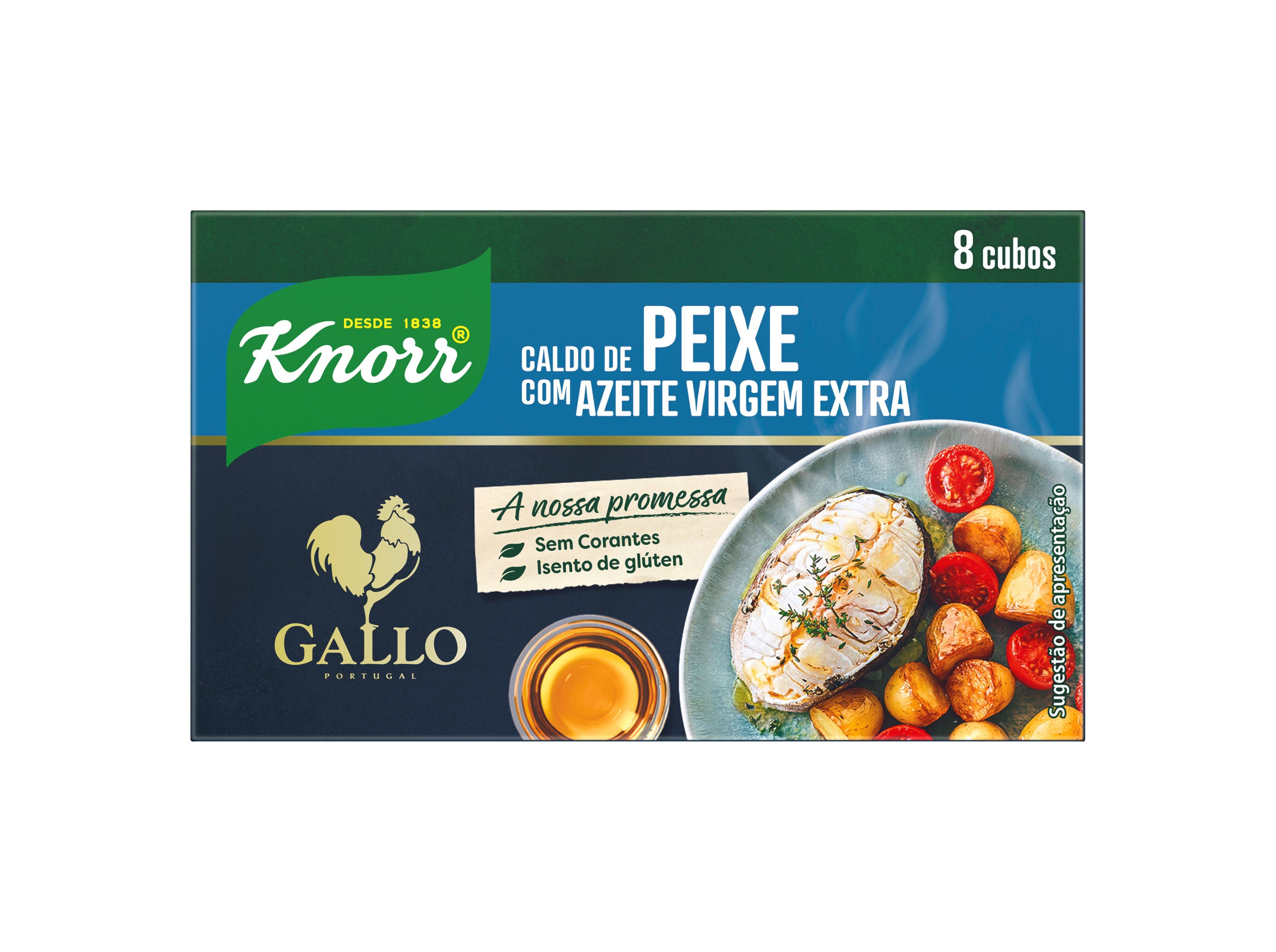 CALDO PEIXE KNORR AZEITE GALLO 8 CUBOS